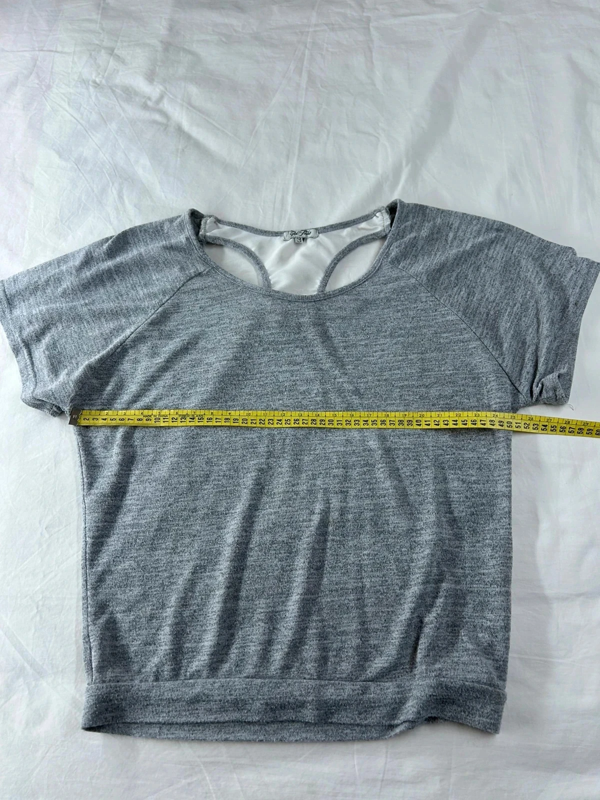 Gray short-sleeved blouse t-shirt girl tribu – photo 8